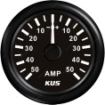 Амперметр аналоговый 50-0-50 ампер BB черн/черн KUS (KY06201)